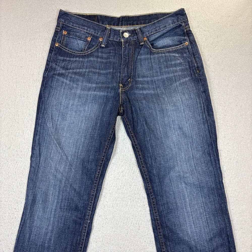 Levi's 514 Straight Fit Jeans Mens Fitss 32x32 Blue Denim Classic Levi Strauss - Picture 2 of 15